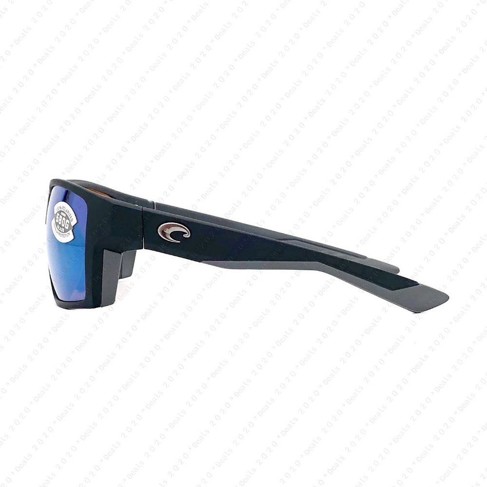 Costa Del Mar Bloke 580G Matte Black Matte Gray Polarized Sunglasses - Picture 4 of 11